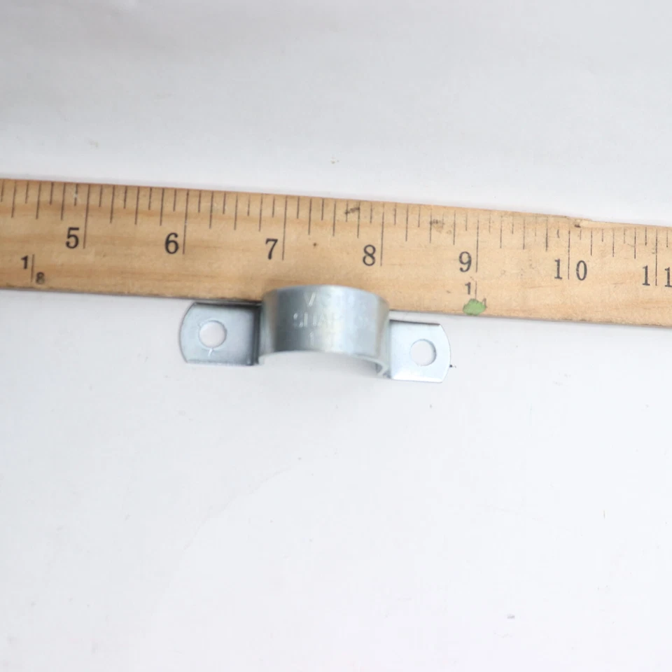 Victor Correa de Conducto de 2 Agujeros Acero Zinc Chapado 1" 1T.W. Foto 4 de 4