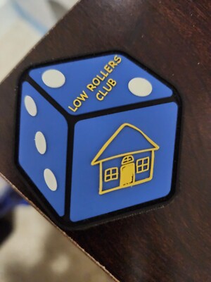 Low Rollers Club x House Party Distro Jumbo Patch Dice 