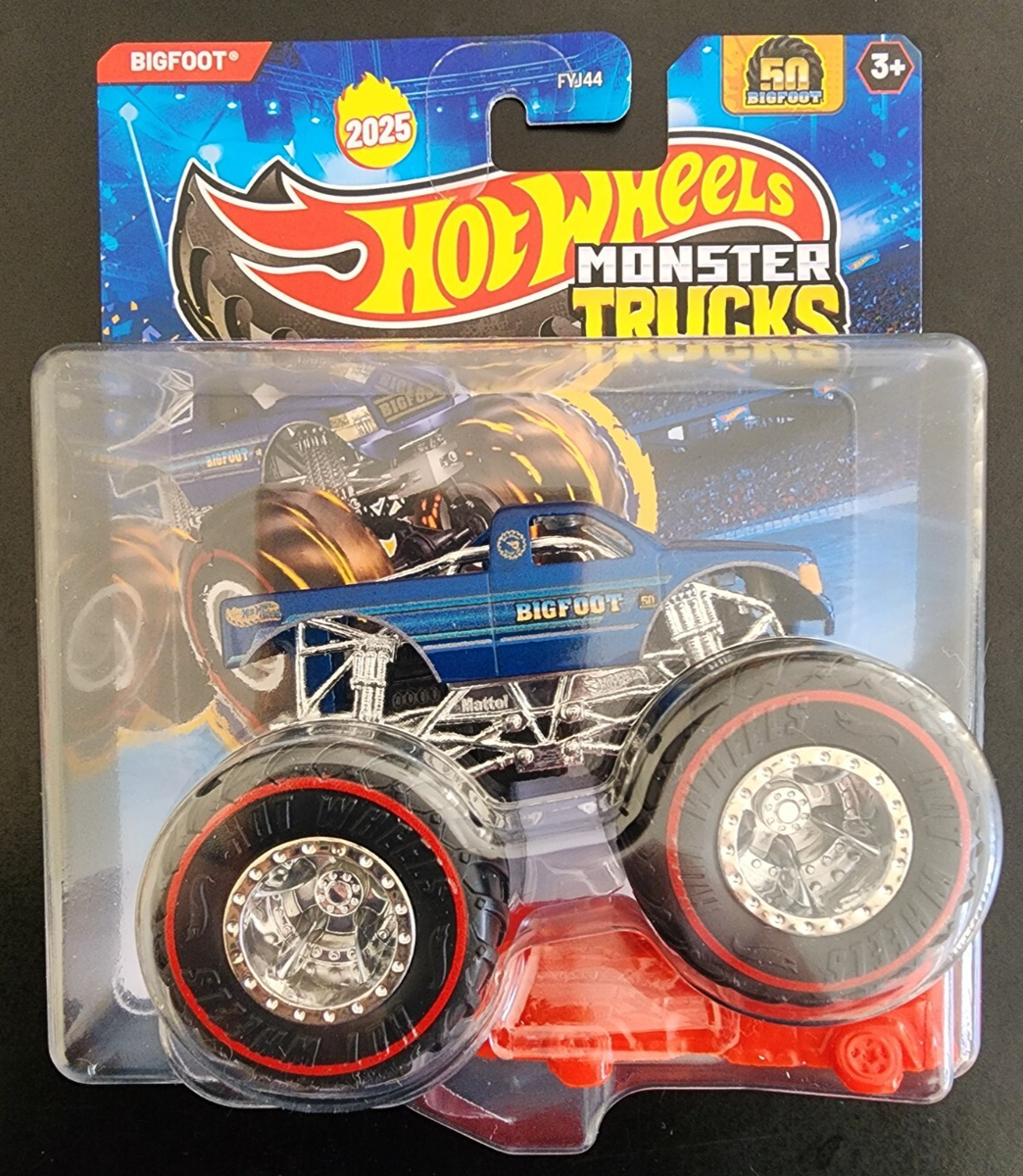 Hot Wheels Monster Trucks Bigfoot Treasure Hunt Diecast 2025 New