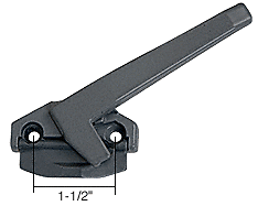 CRL DS324BL Black Right Hand Cam Handle with 1-1/2" Screw Holes - Picture 3 of 3