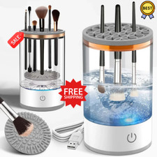 NEW Electric Makeup Brush Cleaner Automatic Cosmetic Brushes Cleaning Machine US