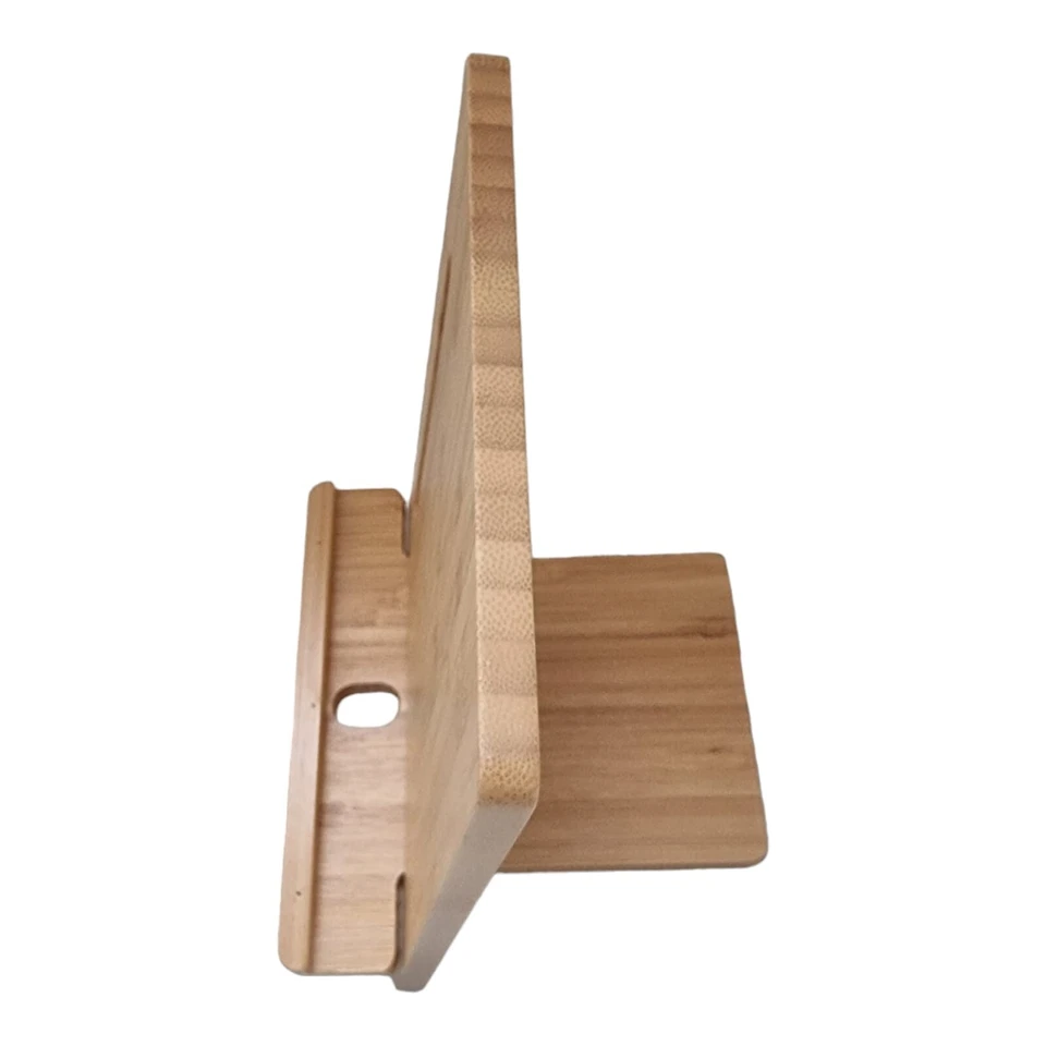 Tablet-Ständer Handyhalter Für Smartphone, iPad, Tablet Universell Bambus Holz ⭐ - Bild 3 von 4