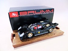 BRUMM 'FERRARI 512S - BLACK STREET/ROAD CAR' BLACK. 1:43. VINTAGE. MIB/BOXED