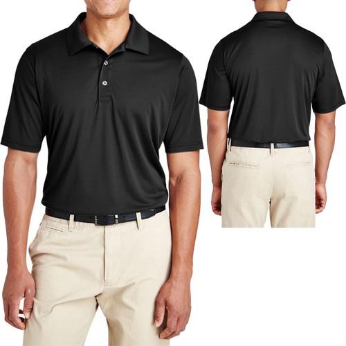 BIG MENS Moisture Wicking Polo Shirt Dri Fit UV Protection XL 2XL 3XL 4XL 5XL 6X - Picture 4 of 8