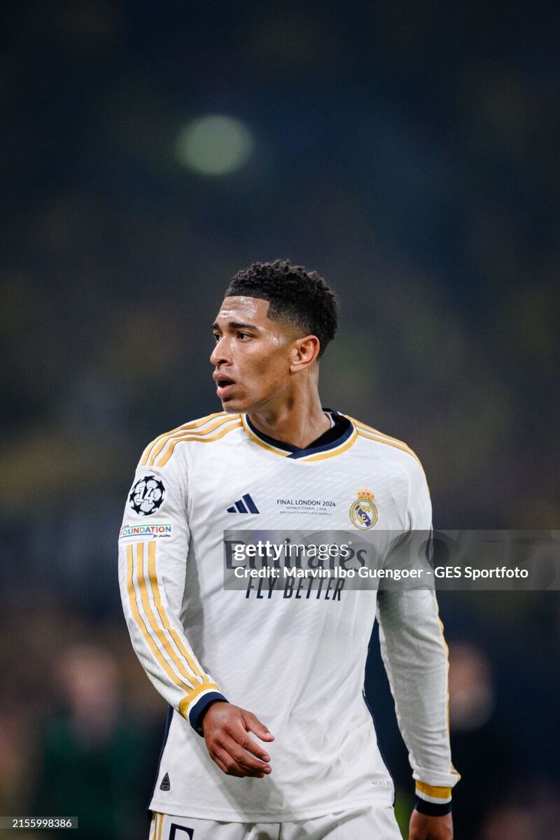 Real Madrid 2023/24 Official Home UEFA CL Final Bellingham Real Madrid 2023/24 Official Home UEFA CL Final Bellingham