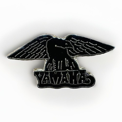 Vintage Yamaha Motorcycle Eagle Enamel Lapel Hat Pin P239