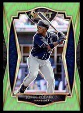 2021 Panini Select Neon Green Prizm Jorge Polanco 93/99 Minnesota Twins #125