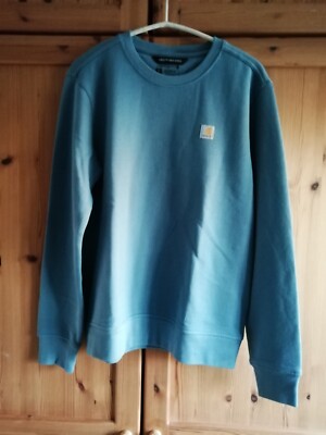 Damen SweatShirt Thundercloud Gr. XS (0-2) Marke Carhartt Farbe Hellblau