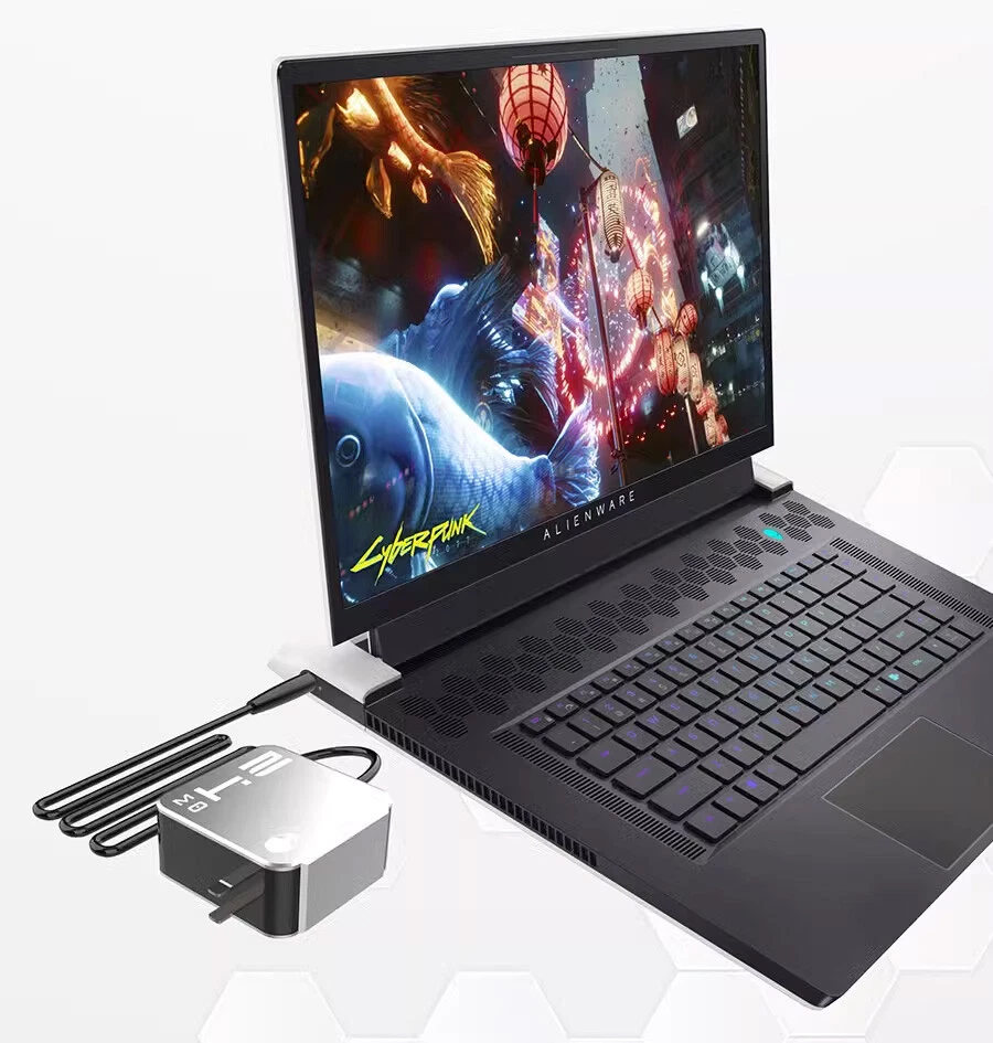MINI 240W GaN Power Supply Laptop Charger Adapter for Alienware x17 R2 RTX3060  - Image 3 of 4