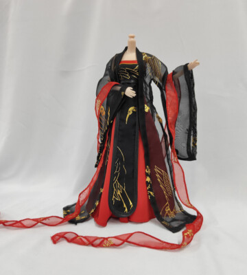1/6 Scale Black Dress Outfit Clothes Suit For 12'' Female PH TBL JO Body Figure