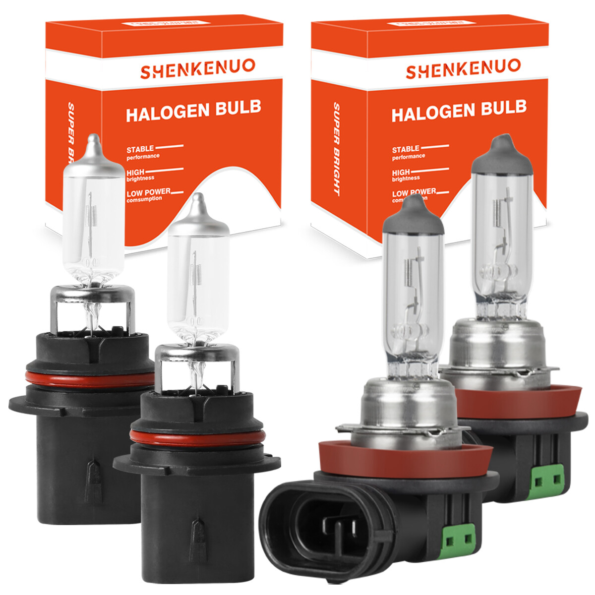 2005-2012 Nissan Pathfinder 3400K Halogen Hi/Low Beam & Fog Light Bulb BP