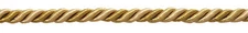 Triple Toned Gold 5/16" Decorative Rope Cord Lion's Pride [By The Yard]