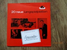 20 neue Langspielplatten Werbeplatte mit Original Tasche German Press 1963