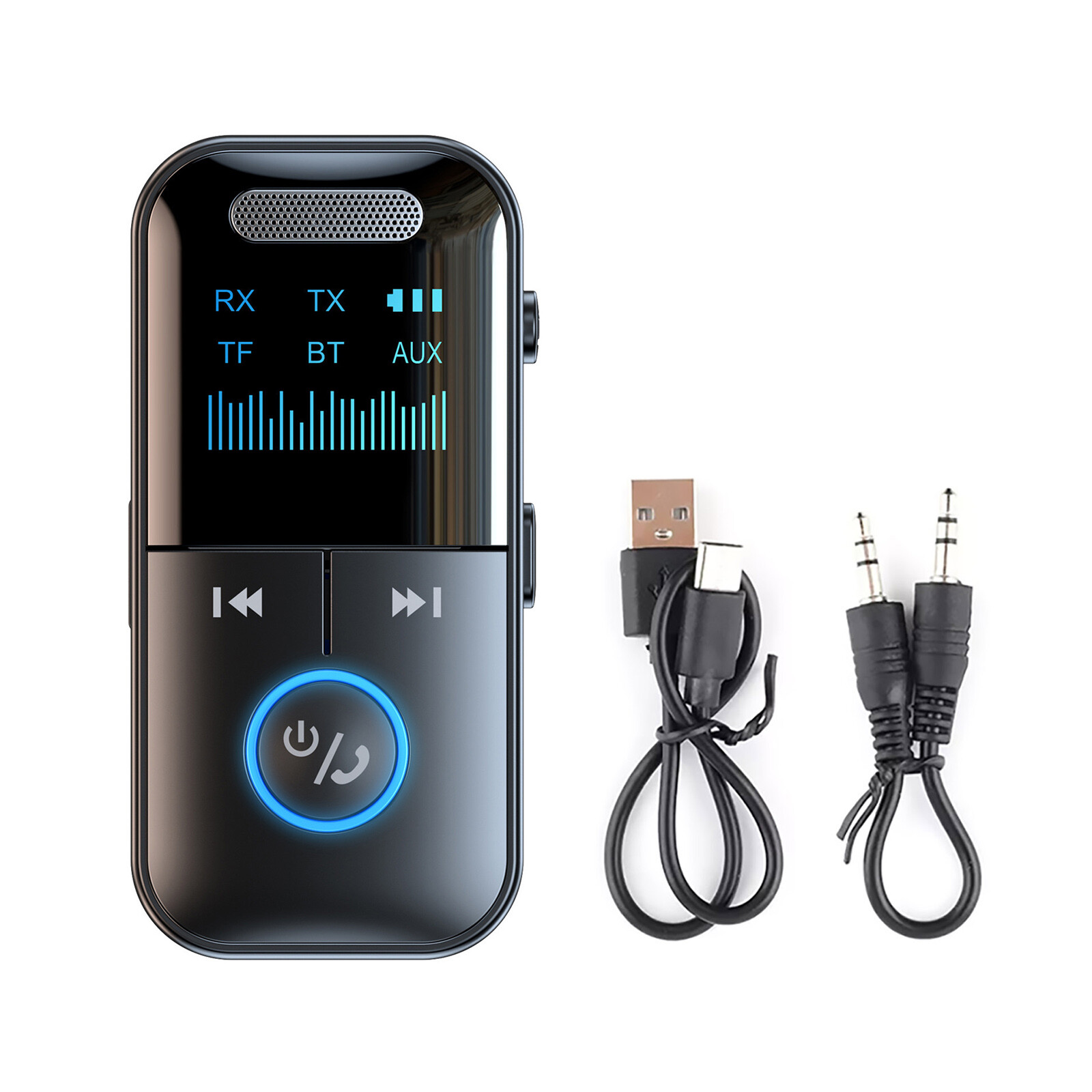 Bluetooth Audio Adapter Wireless Receiver for AUX 3.5mm Home Car Stereo