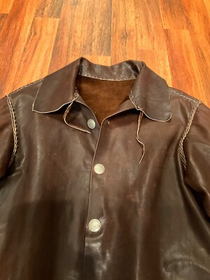 ⭐︎美品⭐︎WELLINGTON LEATHER Jacket 60s 革ジャン Vintage 1960's-70's East West Musical Instruments Co. Leather