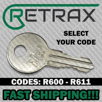 #ad Retrax Truck Bed Tonneau Cover Replacement Key Cut to Code R600 R611 $6.99