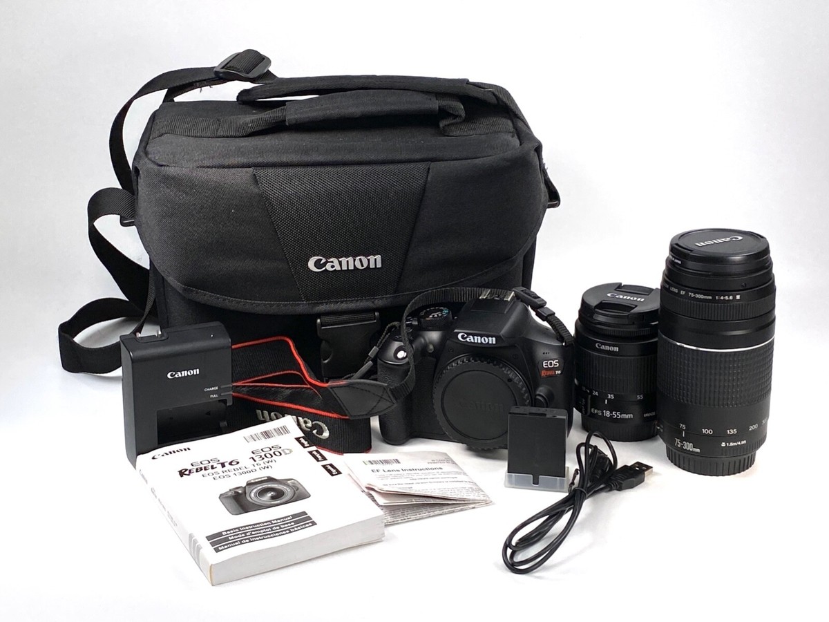 Canon DS126621 EOS Rebel T6 MP Digital SLR Camera Lens Full