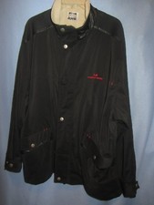 Iceberg Jeans Women's Rain Jacket Coated Sz Xl Mesh Lined Made In Italy Dual Zip