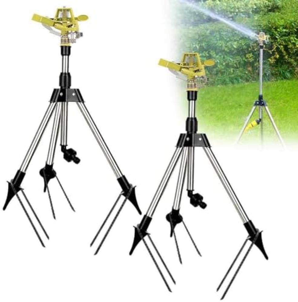 BAUSATZ Spruzzatore d'acqua per esterni per giardino irrigatore per prato con te