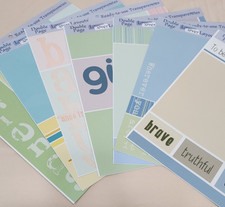 NEW Lot 7 MME Double Layover Transparency 12x...