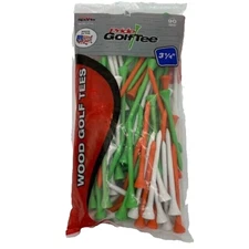 Pride Sports Golf Tee 3 & 1/4" 90 Count Wood Tees Multicolor,New