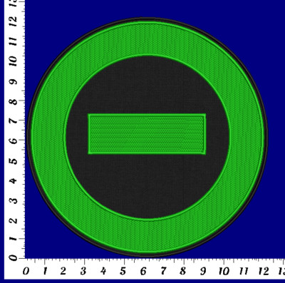 Type O Negative Large Back Patch 12 inches Embroidered