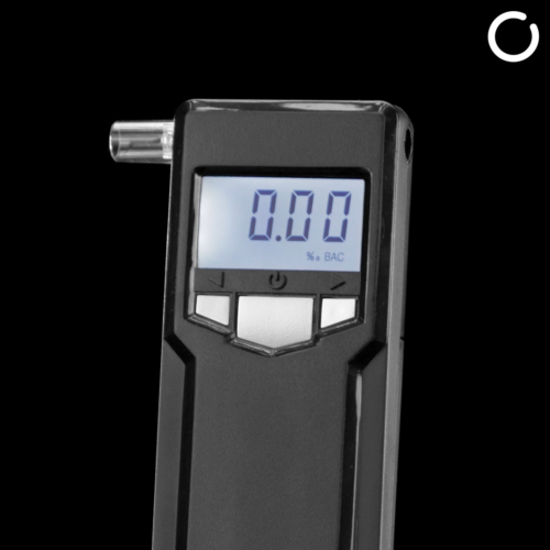 Alcol tester per mille tester display LCD alcohol tester boccagli ruvidi polizia - Video 1 di 1