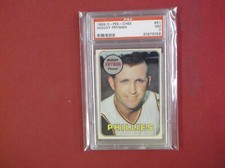 1969 Topps O-Pee-Chee Baseball # 51 Woody Fryman  PSA 7 NMT
