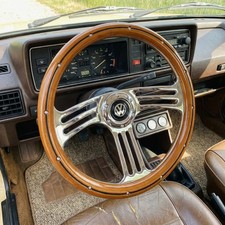 14 Real Wood Steering Wheel For Volkswagen Vw Beetle Vanagon Bus Jetta Golf Mk1