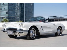 San Diego California 1962 White Corvette