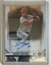 2020 Bowman Sterling Rookie Autographs #BSRASA Shogo Akiyama