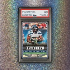 2013 Score  Franchise Marshawn Lynch 1/1 On Card Auto