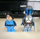 LEGO Star Wars Minifigures Jango Fett & young boba fett w/ Accessories (2)