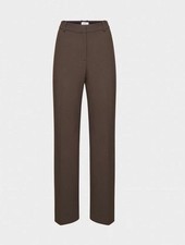 Aritzia Babaton Agency Pant Brown Size 4 Straight Leg