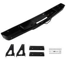 Rear Step Bumper Assembly For Dodge Dakota 1997-2004 Black Steel Ch1103104