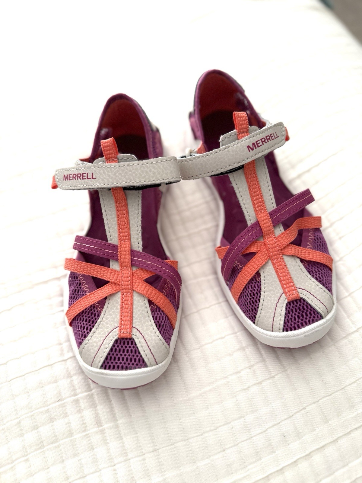 SANDALO LIBELLULA BAMBINO MERRELL NUOVO SENZA SCATOLA SCARPA DA ACQUA ESCURSIONISMO TAGLIA 1