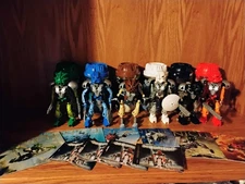 Bionicle Toa Nuva 100% Complete Set 8566-8568 & 8570-8572