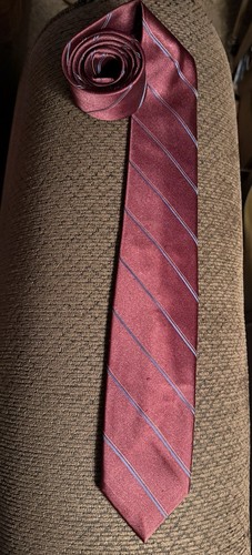 Vintage Wembley TIE Maroon Skinny Necktie Ratpack Madmen 1950’s - 1960’s Style