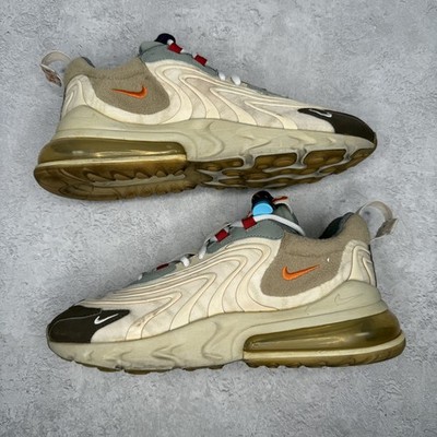 Size 8M/9.5W - Nike Air Max 270 React ENG Travis Scott Cactus Trails *pre-owned*