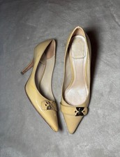 Christian Dior Vintage Patent Leather Horsebit AccentPointed-toe Pump Heels