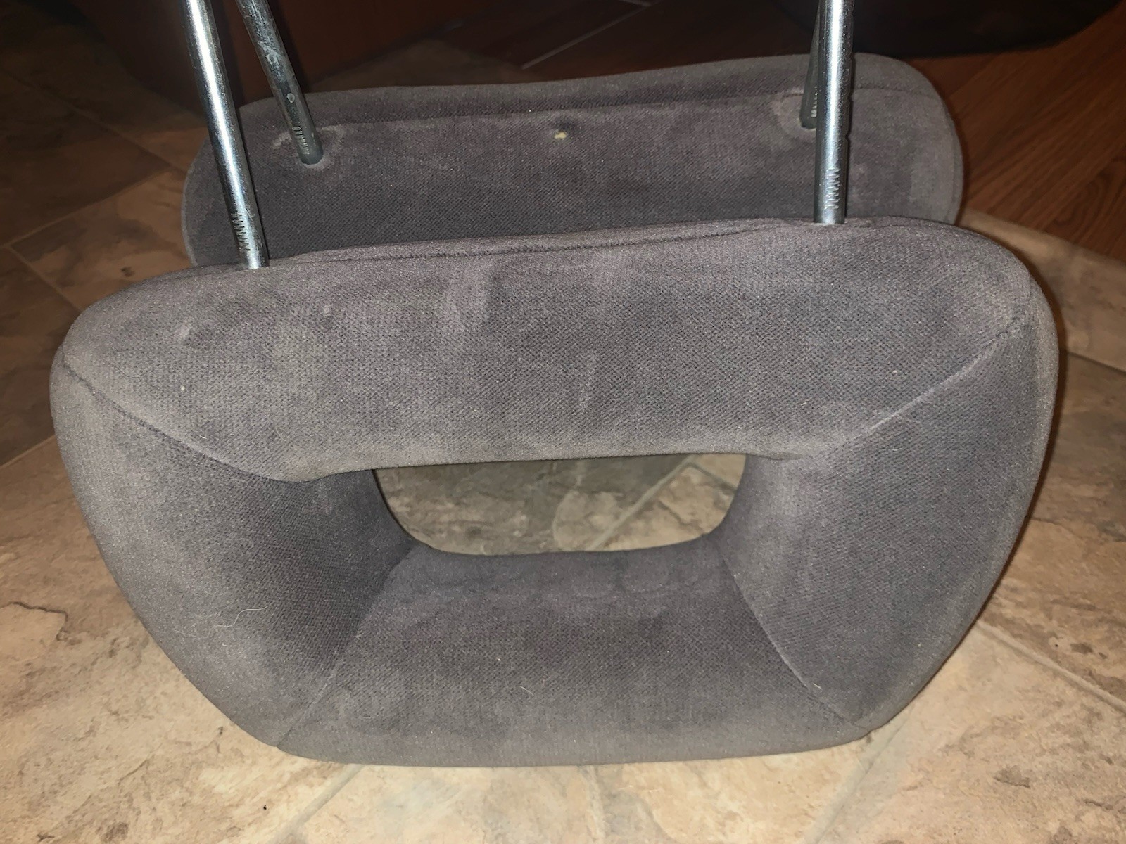 Factory OEM Ford Escort GT Removal HALO Headrests Gray Very Nice & RARE LH RH 88