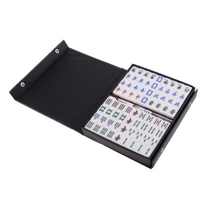 1 Set 144 Spielsteine   Mini Tragbares Chinesisches Mahjong Set Mahjong