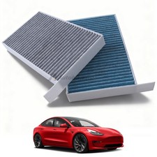 2 Pack For Tesla Model 3 /Y Air Filter Activated Carbon Cabin Air Filter USA