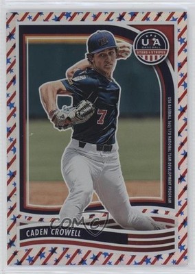 2024 Panini Stars and Stripes Stars & Stripes 46/50 Caden Crowell #151 uk2