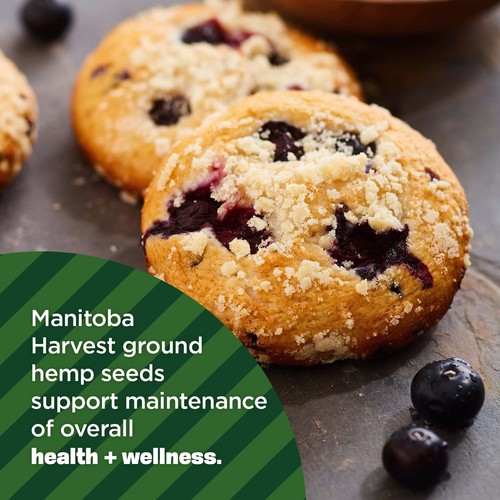 Manitoba Harvest Bio gemahlene Hanfsamen 7oz Protein Ballaststoffe Superfood - Bild 4 von 6