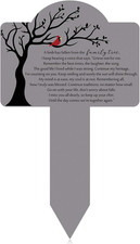 Cardinal Memorial Grave Markers for Cemetery Red Cardinal Metal Grave Stakes Cem