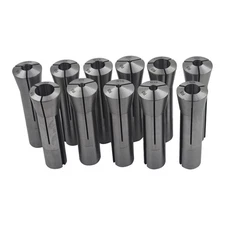 11pcs R8 Collet 1/8" 3/16" 1/4" 5/16" 3/8" 7/16" 1/2" 9/16" 5/8" 11/16" 3/4" Set