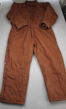 Key Coveralls Mens 2XLR Brown Cotton Quilted Insulated Workwear Zip Utility Suit