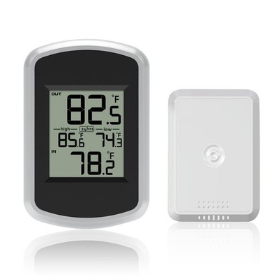 Wireless Indoor Outdoor Thermometer, Digital Inside and Outside Temperature M...