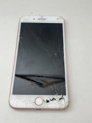 Apple Iphone 6s Plus In The Rose Gold Damaged Power On Parts Only As-Is